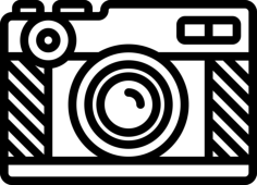 Leica Camera Engraving Svg Design, Free Vectors File